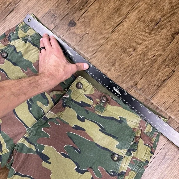 Vtg Polo Ralph Lauren Combat Trousers Men 40x31 Camo Cargo Pants OG 107 Straight - Picture 11 of 16